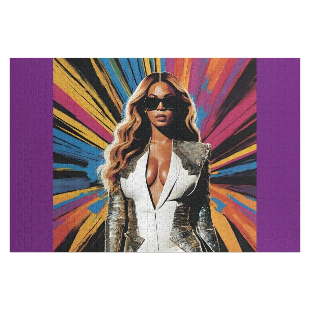 

Beyonce портрет v2 головоломка с персонализированным именем пользовательская Персонализированная детская игрушка картинка головоломка
