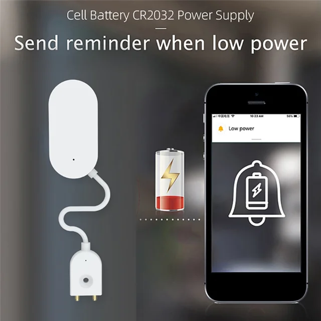B29C-Tuya Zigbee Leak Sensor Water Leakage Detector Leakage Sensor Water Sensor Prevent Water Leakage For Smart Home 3