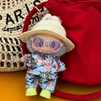 Hawaii Summer Beach Style Clothes For labubu 3.0 v1/v2/v3 clothes outfits For Ropa labubu Doll Clothes Accessories 1