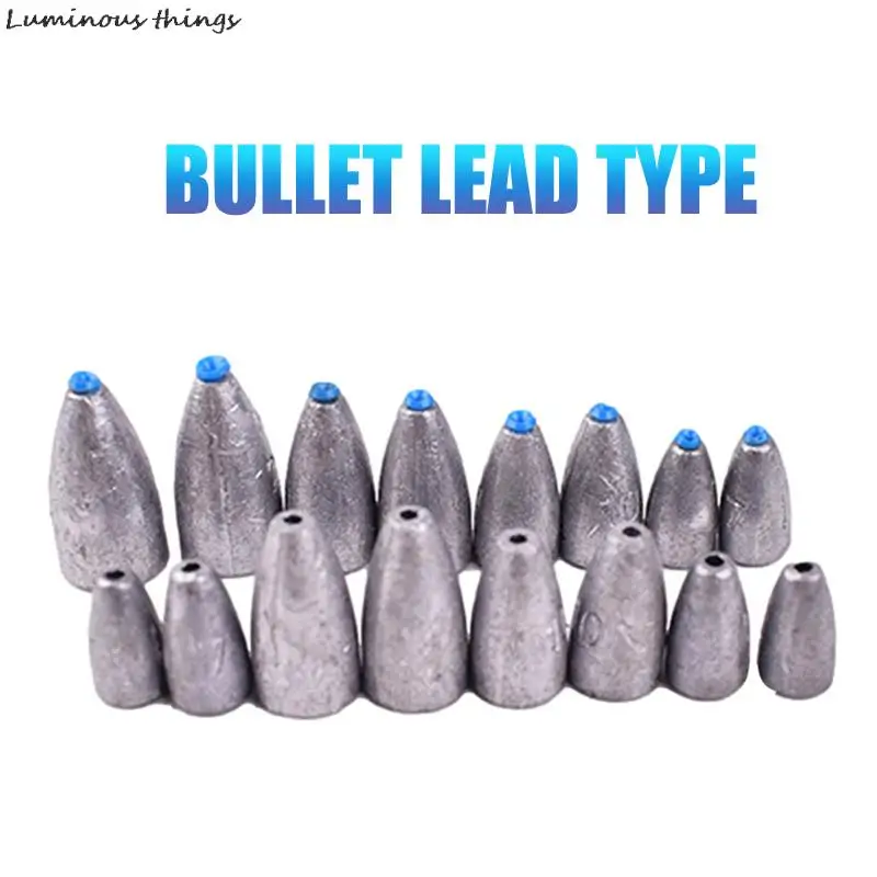 

1Pcs Fishing Weight Sinker Small Fishing Tool Fishing Sinker For Outdoor Fishing Pendant Accessories Texas Rig Bullets Jig