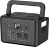 Portable Power Station 600W Powkey 296Wh Battery Backup with 2 Pure Sine Wave AC Outlets, USB-C PD100W 2 Wireless Chargers 1