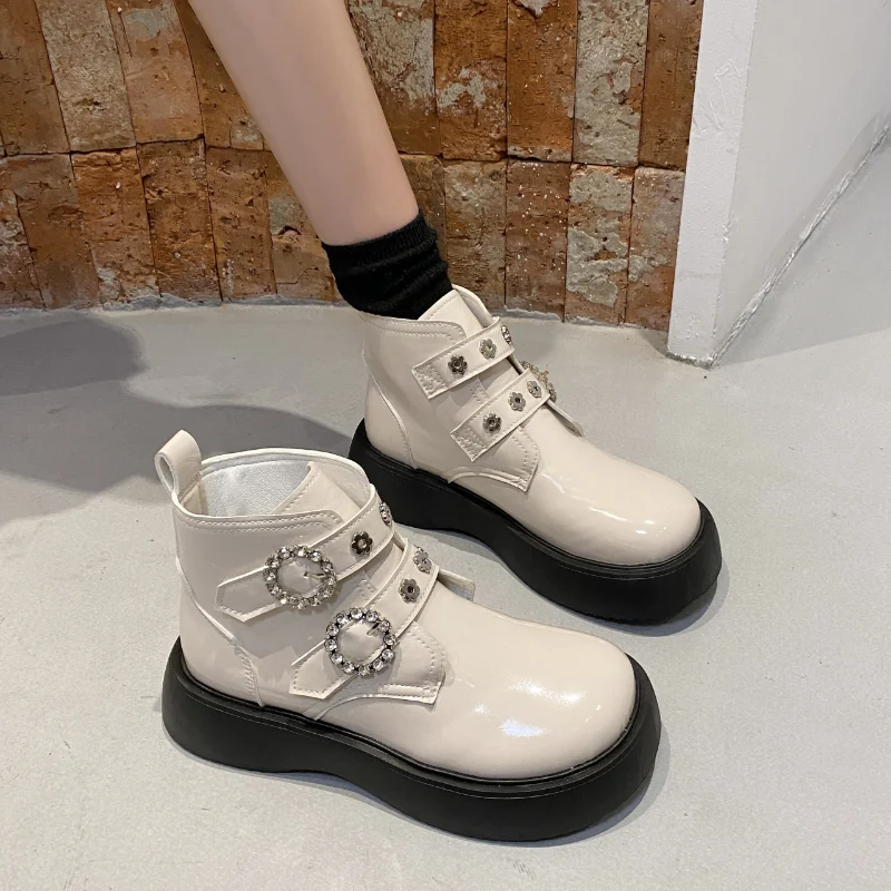 

Новинка 2022, модные женские ботинки на высоком каблуке, модные ботинки с закрытым носком, Летняя женская обувь на высоком каблуке