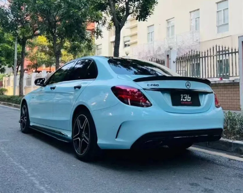 Super Glossy Glacier Blue Vinyl Wrap