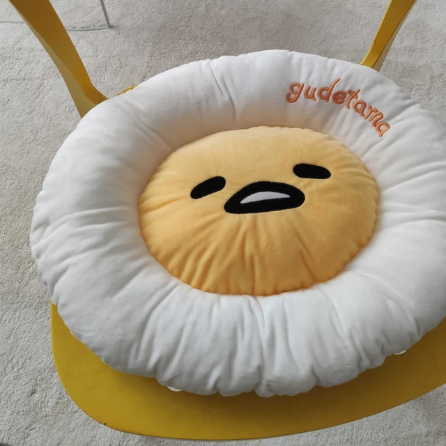 Cartoon Gudetama Seat Cushion - Kawaii Fashion Shop  Cute Asian Japanese  Harajuku Cute Kawaii Fashion Clothing