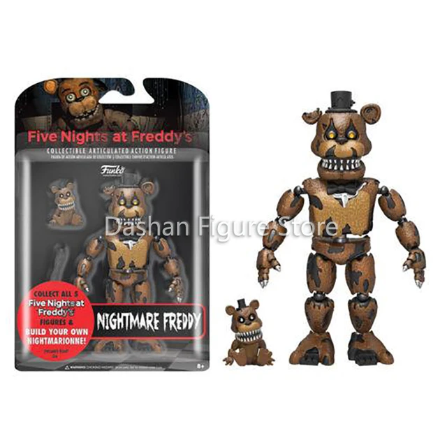 Five Nights at Freddy's 4 Action Figures FNAF Toy lot of 6