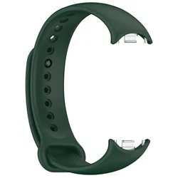 Silicone Adjustable Sports Strap for Mi Band 10 (Meditation Green)