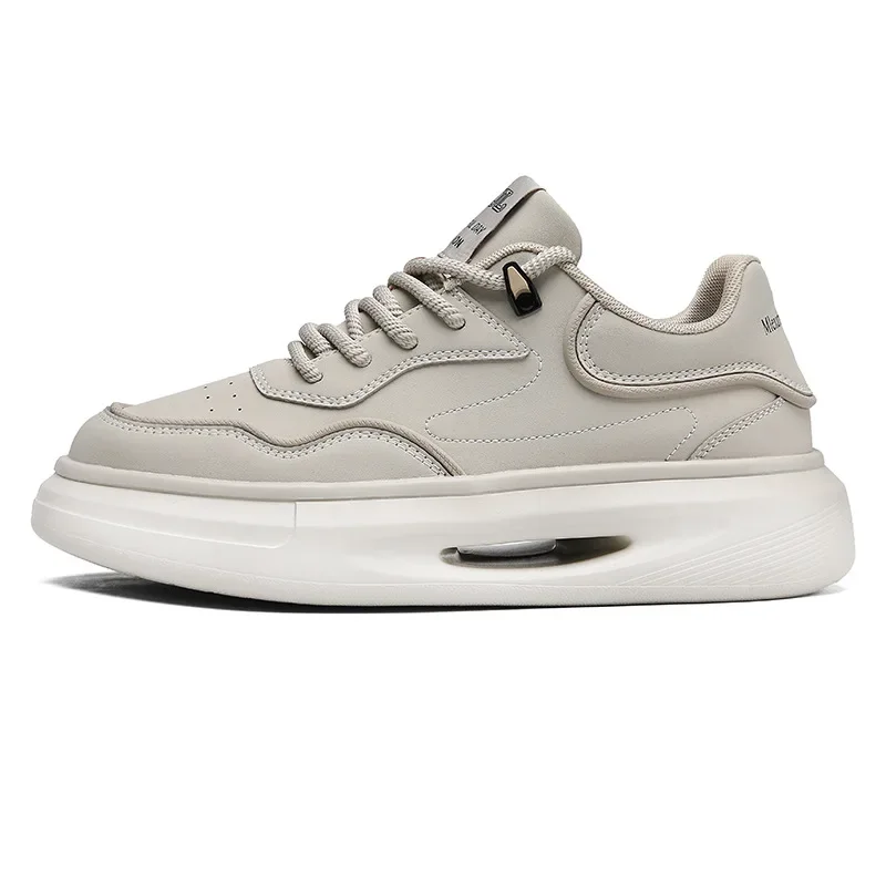 Lightweight Casual Sneaker Women's Soft Bottom Running Shock Absorption Genuine Leather