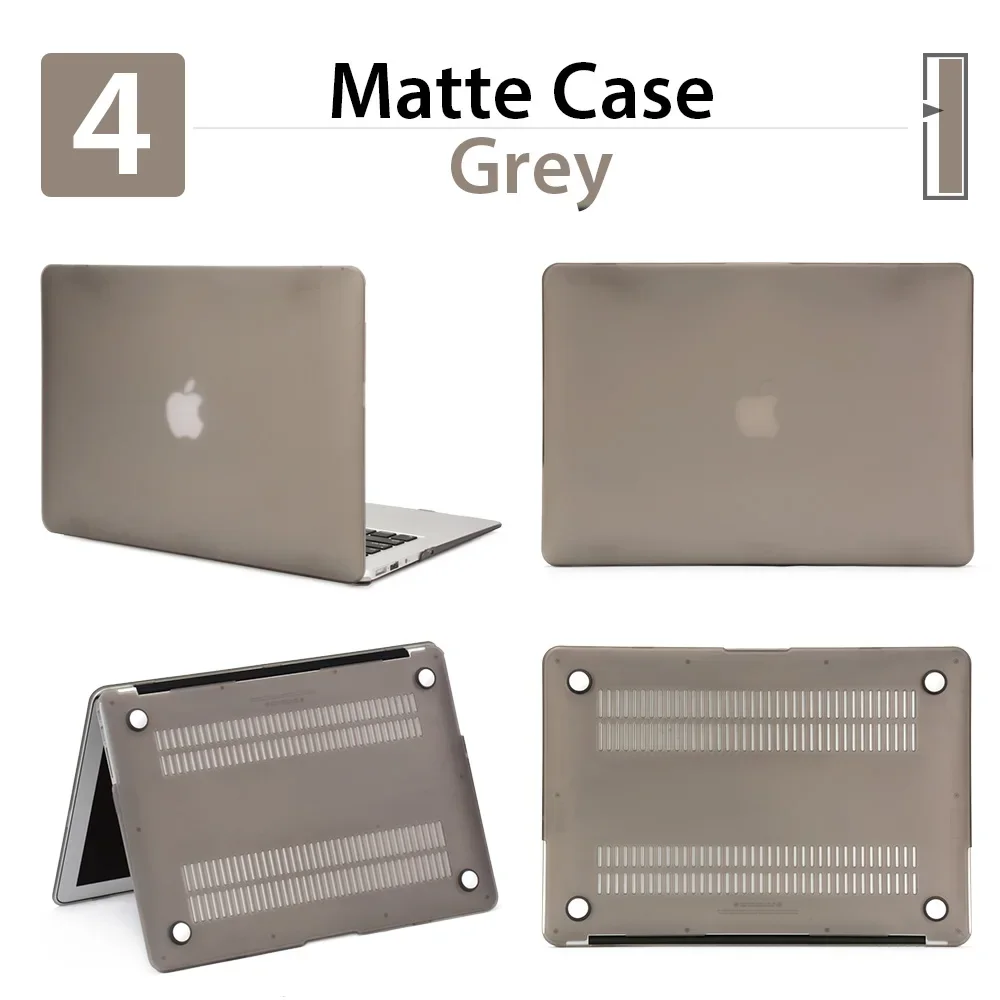 Custodia per laptop opaca per Apple MacBook Air 13 Pro 11 12 13 15 16 pollici A2337 A1466 A1708 A2179 MacBook Custodia protettiva rigida smerigliata