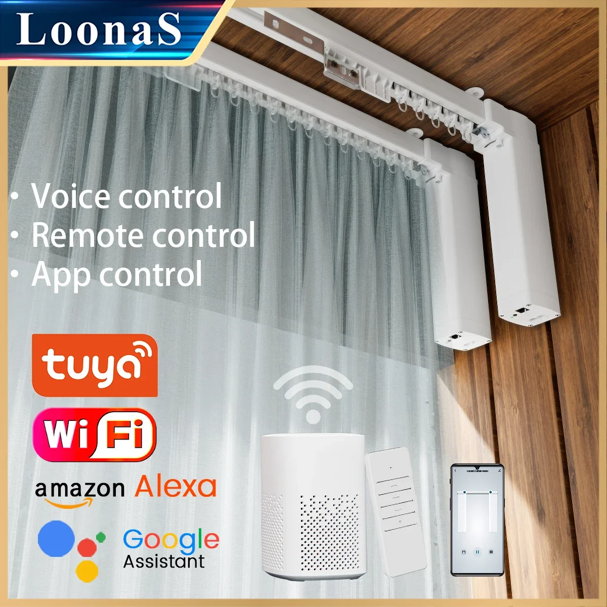 Persianas Enrollables Inteligentes Tuya Zigbee Con Motor B