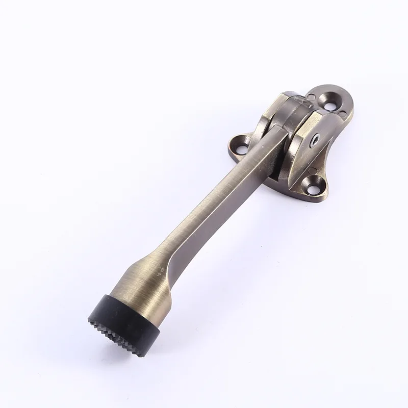 Magnetic Door Stopper Brushed Door Holder Catcher Rubber Buffer Wall Floor Mounted Stopper Home Holder