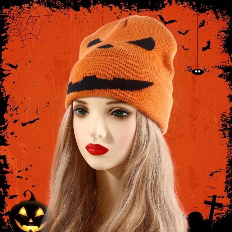 

Handwoven Party Hat Knit Beanie Hat Teens Girl Women Halloween Theme