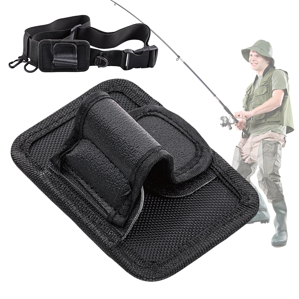 Fly Fishing Rod Holder Fishing Belt Rod Holder Portable Sheath with Adjustable Belt Accessories