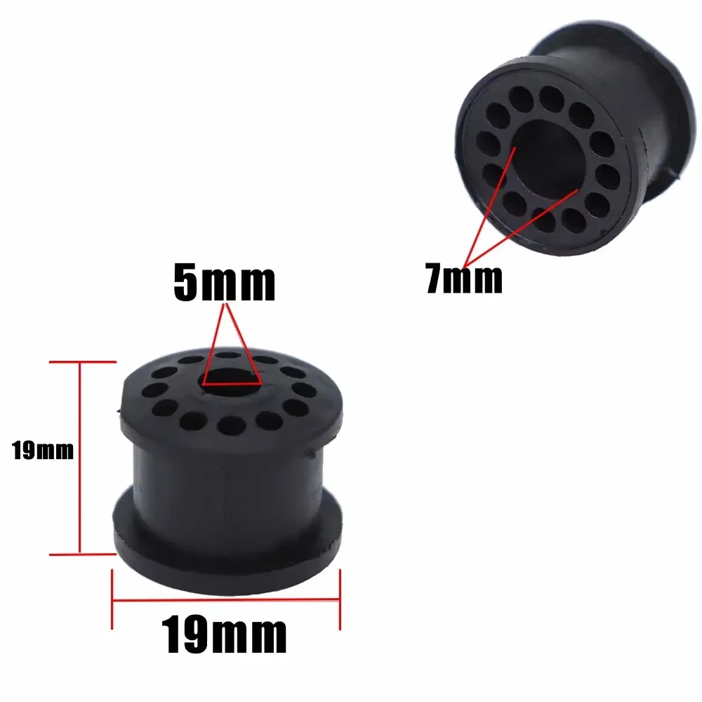 5PC Rubber Bushing Chrysler Lancia Voyager Manual Transmission Gearbox Shift Lever Cable Linkage Repair Kit Replacement Part