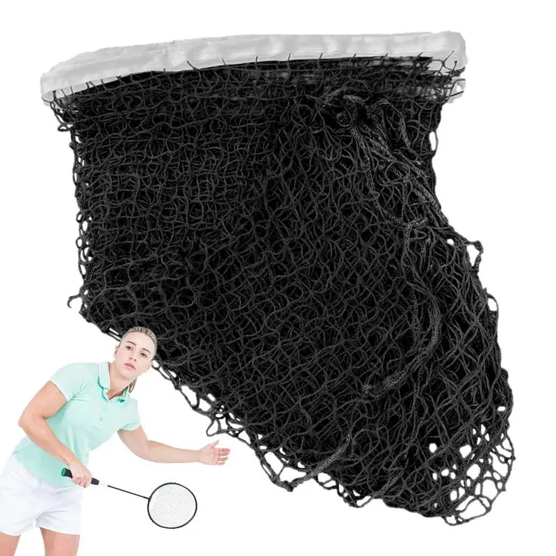 

Outdoor Badminton Net Professional High Strength Mesh Badminton Net With Nylon Drawstrings Lightweight Portable Tennis Net