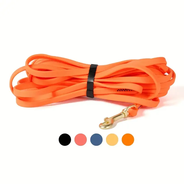 Dog Leash 5ft, 10ft, 20ft, 30ft PVC Recall Waterproof Dog Leash Beach Swimming Training Dogs Lead for Pet, Medium and Large Dogs 4