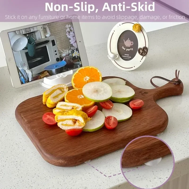 Silicone Furniture Dots Self-Adhesive Clear Door Stop Rubber Damper er Cabinet Bumpers Cushion Protective Pads