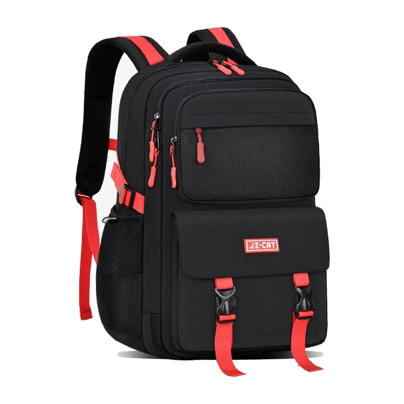 New Boys Backpack Large Capacity Refrigerator Open Door Waterproof Backpack School Bag for Primary and Secondary School Students 5