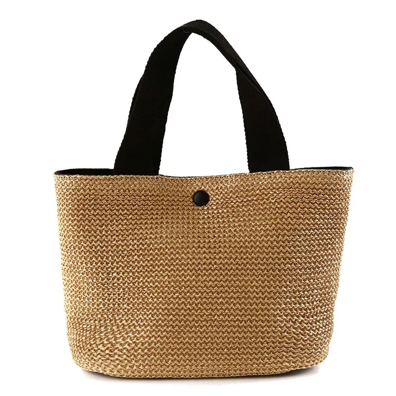 Summer Beach Straw Shoulder Messenger Bag Women Bohemian Woven Rattan Bucket Shoulder Handbag Handmade Crossbody Bags For Women 4