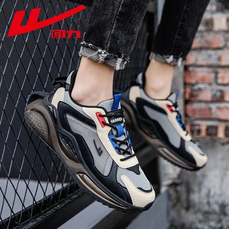 Warrior Luxury Brand Mens Casual Sneaker Fashion Airpillow Trendy Comfortable Running Shoes Jogging Traf  Dad's Shoes 2