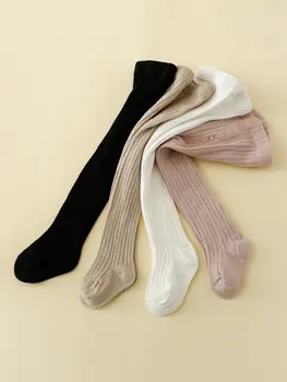 4pairs Toddler Girls Solid Tights 1
