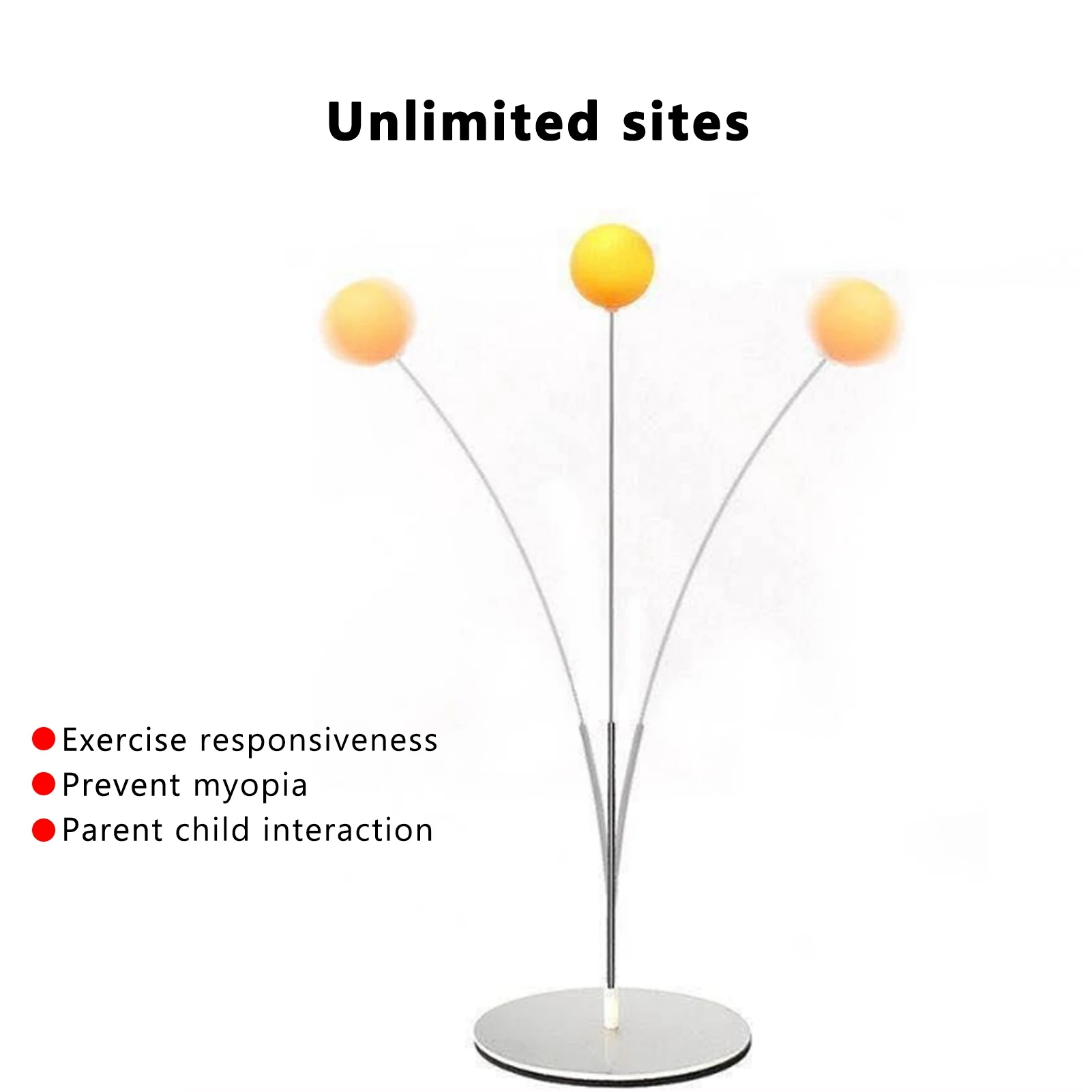 Table Tennis Trainer Elastic Shaft Stainless Steel Base Self Training Ball Practice Device Table Tennis Trainer Tools