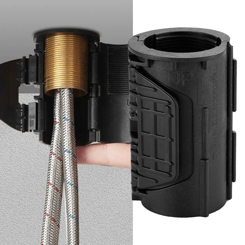 Basin Fastener Faucet Fixing Base Anti Loosing Black Buckle Design No Disassembly Required No Tools Required ABS