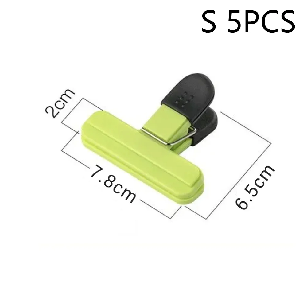 5-10 adet T tipi gıda torbası klipsleri mutfak sızdırmazlık klipleri aperatifler makarna, taze depolama için sızıntı nem geçirmez mühürleyen kelepçeler