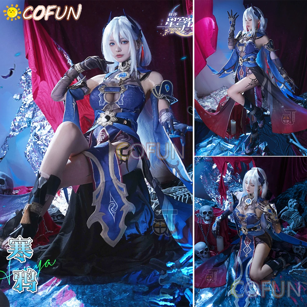 

COFUN Game Honkai:Star Rail Hanya Cosplay Costume Halloween Outfits Women Hanya Honkai Clothing New Suit Uniform