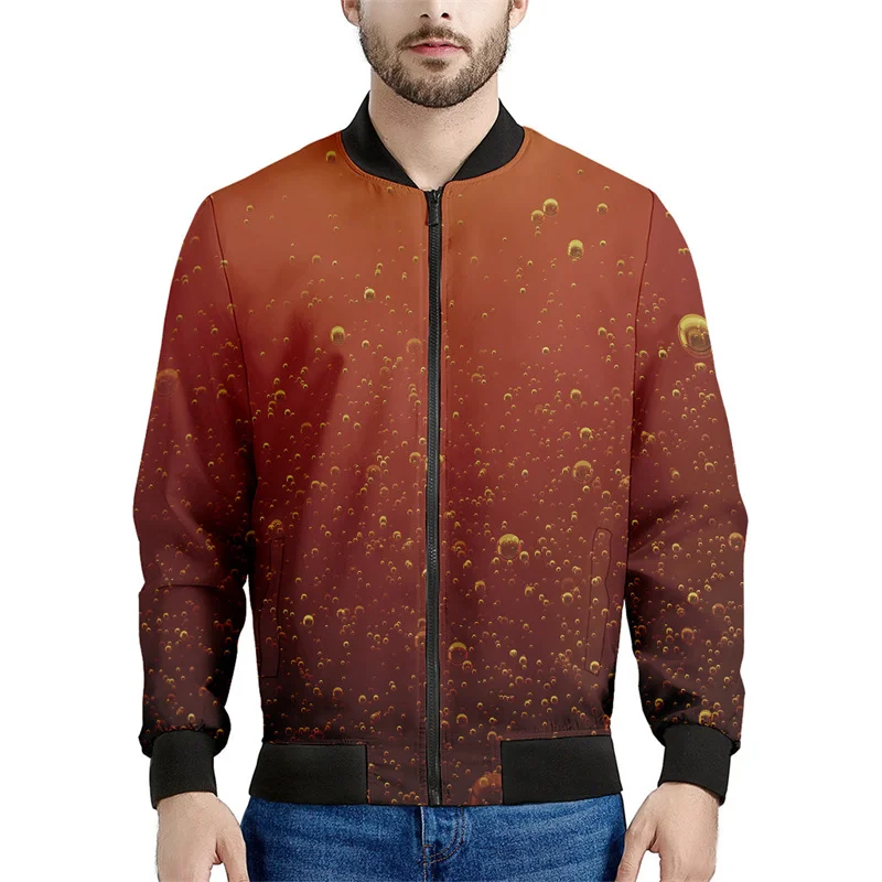 thumbnail image 1 of Chaqueta con cremallera y estampado de dibujos animados de bebidas de cola para hombre, sudadera con capucha con estampado 3D para niños, chaqueta de calle de primavera y otoño, abrigo de manga larga, 1 of 5