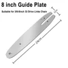 Enhanced Cutting Efficiency 8 Inch Chainsaw Chain with 33 DL 3/8" Low Pitch 0.050" Thick Guide Tooth Electric Saws Charging Saw 2