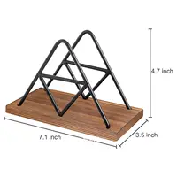 Paper Napkin Holder Organizer Tabletop Paper Napkin Holder Stand for Dining Table Kitchen Countertops Indoor Outdoor Use 1