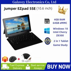 10.6 INCH Tablet 4GB DDR3-RAM 64GB eMMC With Docking Keyboard 64 Bit Windows 10 X5 Z8300 2in1  Tablets PC 1920x1080 Pixel HDMI