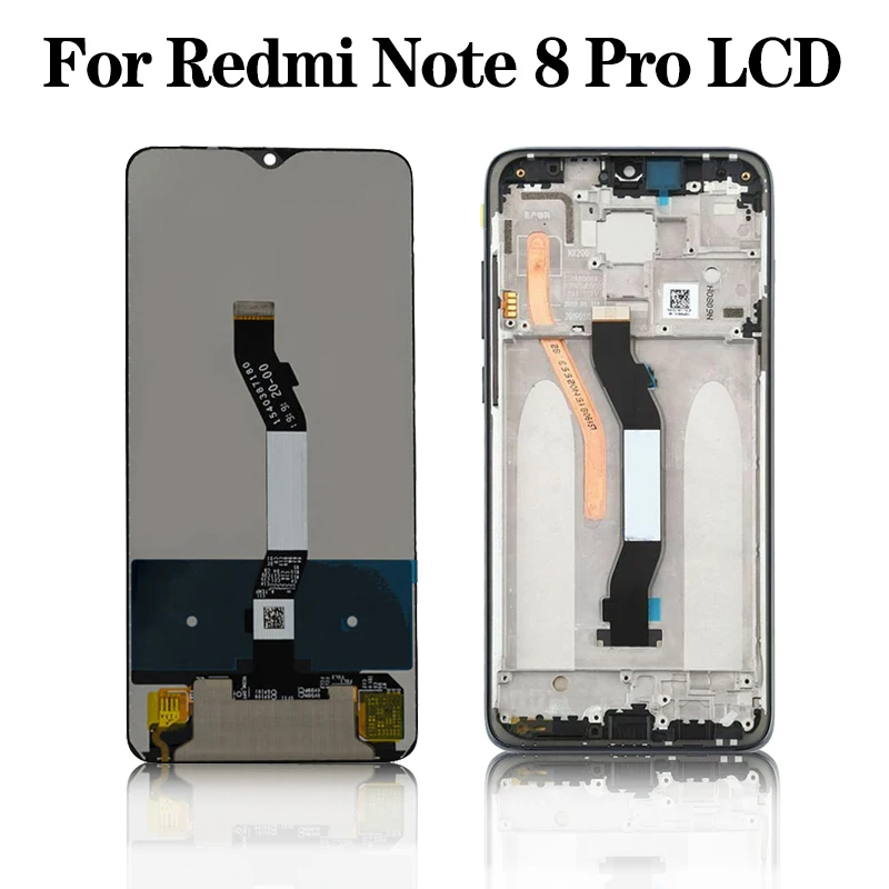 6.53'' Original Note8Pro Display for Xiaomi Redmi Note 8 Pro 8Pro M1906G7G Lcd Display + Touch Screen Digitizer Assembly