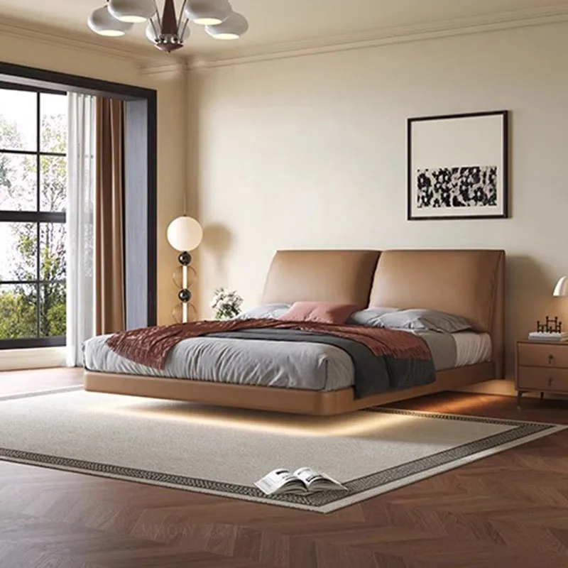 HomeLuxuryDoubleBedWoodKingHighEndChildrenFrameDoubleBed