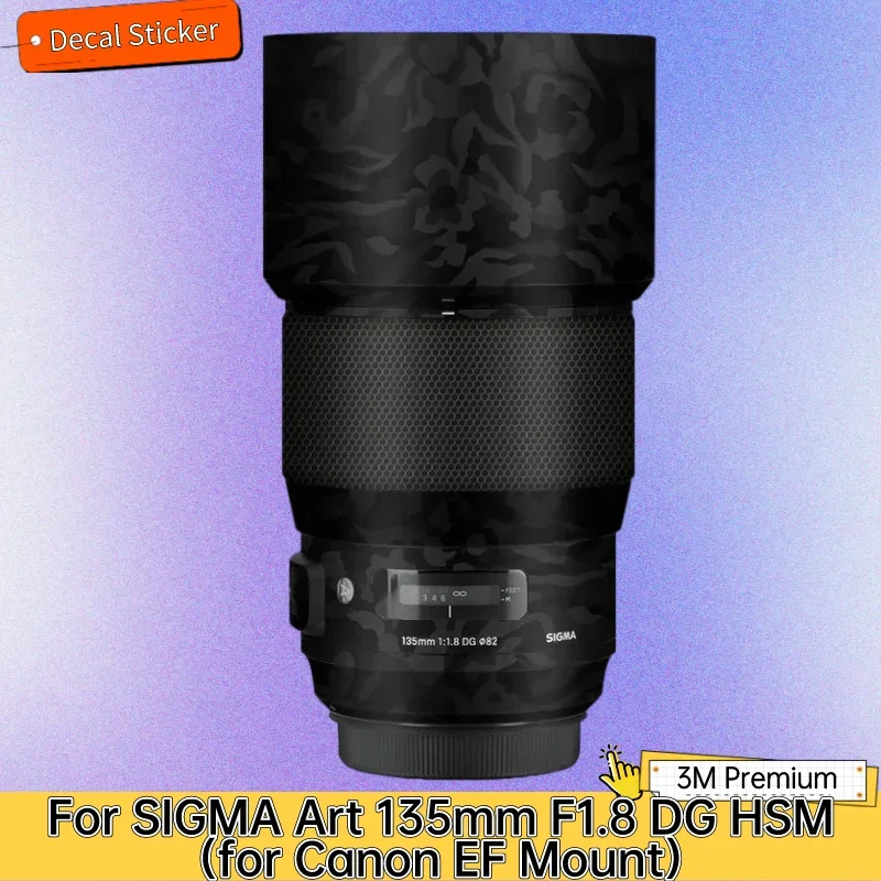 

Для SIGMA Art 135 мм F1.8 DG HSM для Canon EF Крепление объектива Наклейка защитная наклейка виниловая пленка защита от царапин