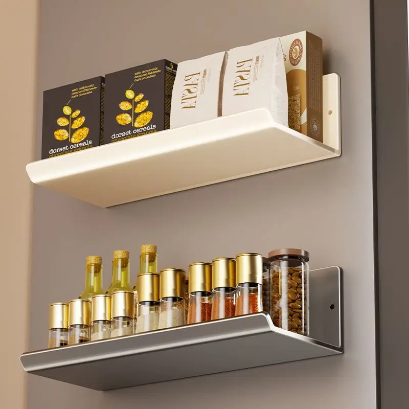 VelmoraMart magnetic shelf for fridge and kitchen storage