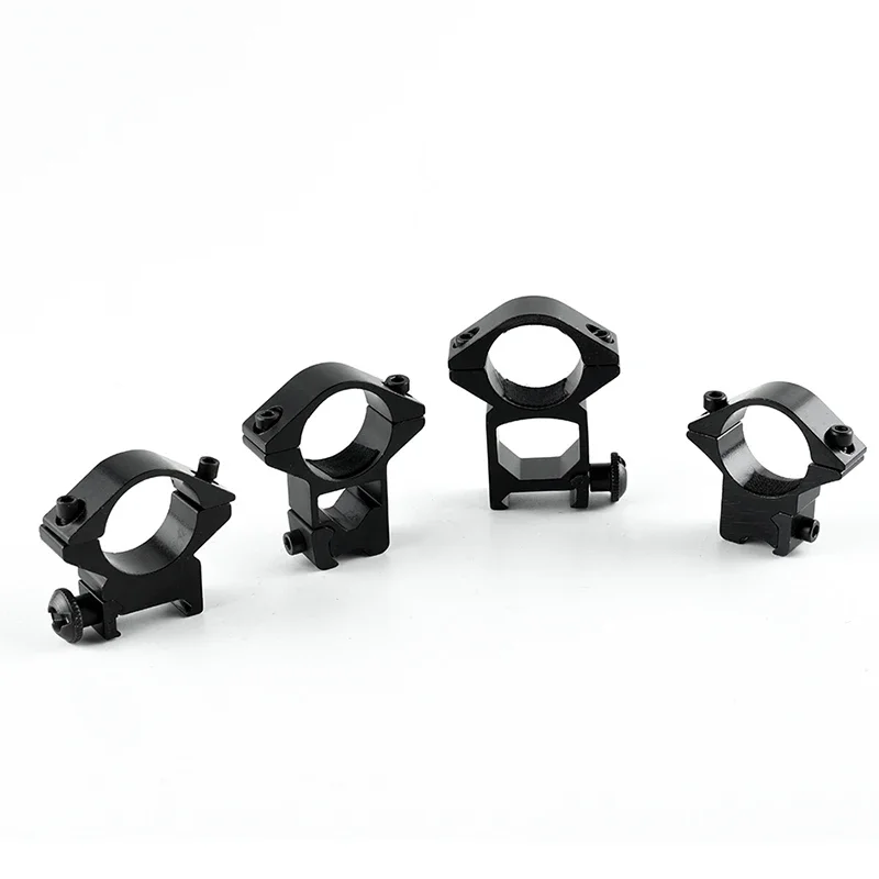 11mm/20mm Dovetail Rail for Hunting Rifle Scope 25.4mm Riflescope Mount Ring Hunting Airsoft Accessories 2PCS/Set rifle scope mount ring
