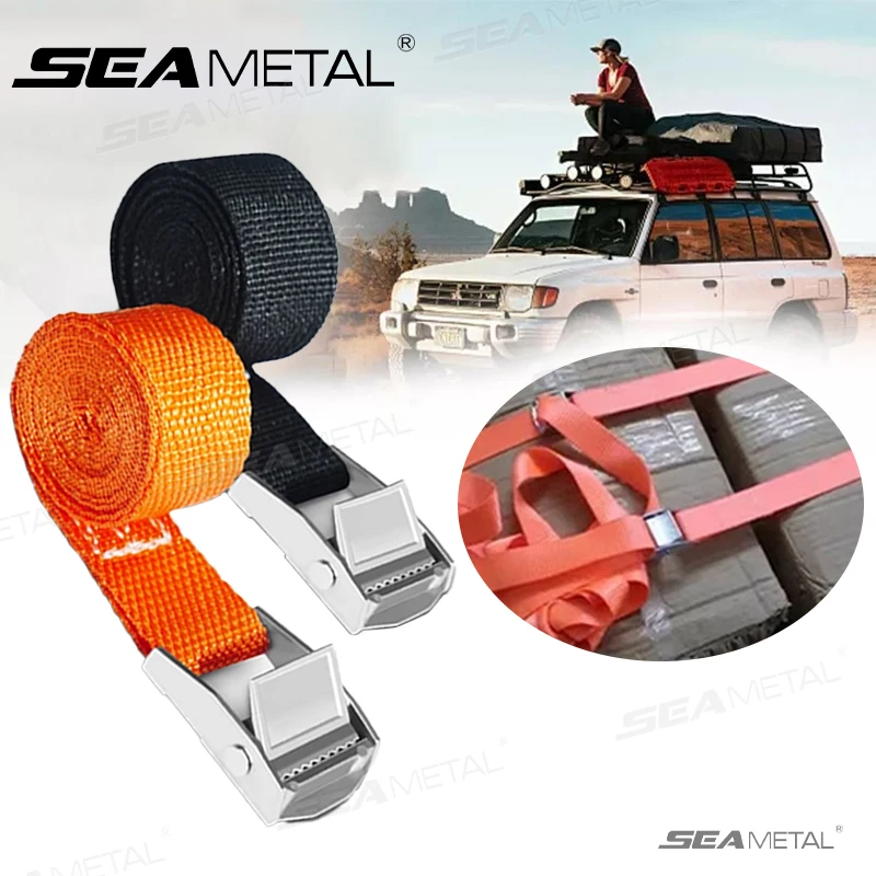 Nylon Cargo Tie Down Straps with Buckle for Car Motorcycle