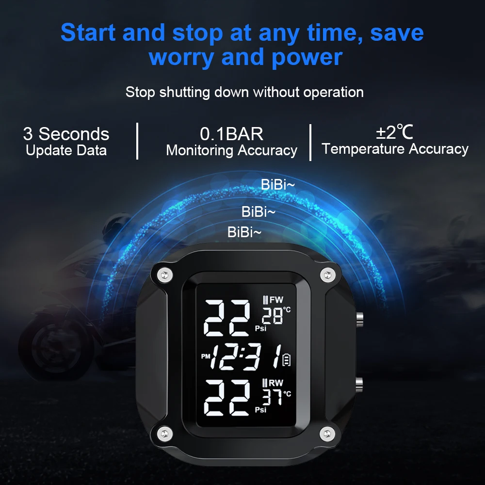 Anchtek  TPMS   Ÿ̾ з ͸ ý, USB , LCD ÷,   
