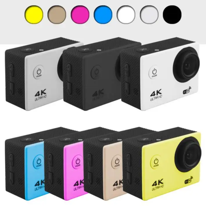 Caméra d'action 4K 1080P/30FPS WiFi 2.0 170D, casque étanche sous-marin, caméra d'enregistrement vidéo, caméras de sport, Mini caméra d'extérieur  44