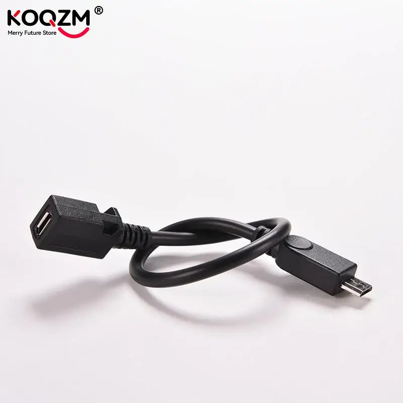 0.15M 15cm 마이크로 USB 암-마이크로 USB 수 커넥터 어댑터, 핸드폰용 데이터 전송 케이블, MP3 MP4 충전 연장 코드