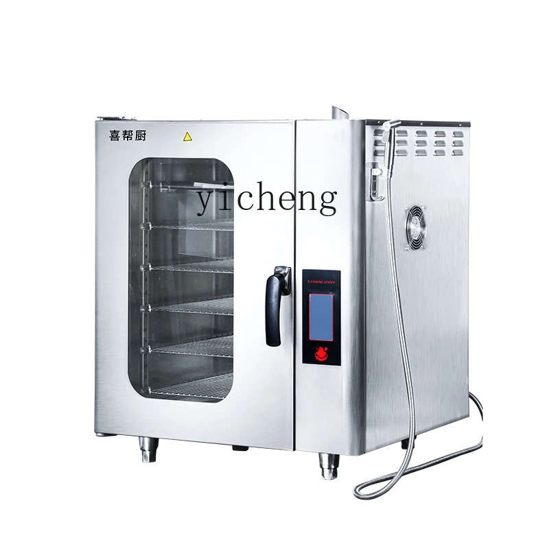 Tqh Multi-Functional Steam Baking Oven Hot Air Automatic Cleaning Universal Roast Duck Electric Oven Commercial Large