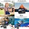 5K Action Camera 4K60FPS 2'' IPS Touch Screen 170° EIS WiFi DVR Action Cam 5X Zoom 30M Waterproof Motorcycle Helmet Sport Camera 3