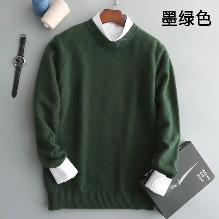 Cashmere Cashmere Sweater Men 2025 Autumn Winter Jersey Jumper Robe Hombre Pull Homme Hiver Pullover Men O-neck Knitted Sweaters