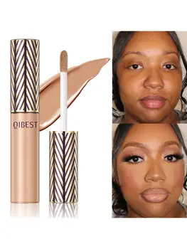 Heallor Full Coverage Spots Liquid Concealer Cream Waterproof Cover Acne Marks Dark Circles Contour Foundation Brighten Facial M - Thumbnail 7