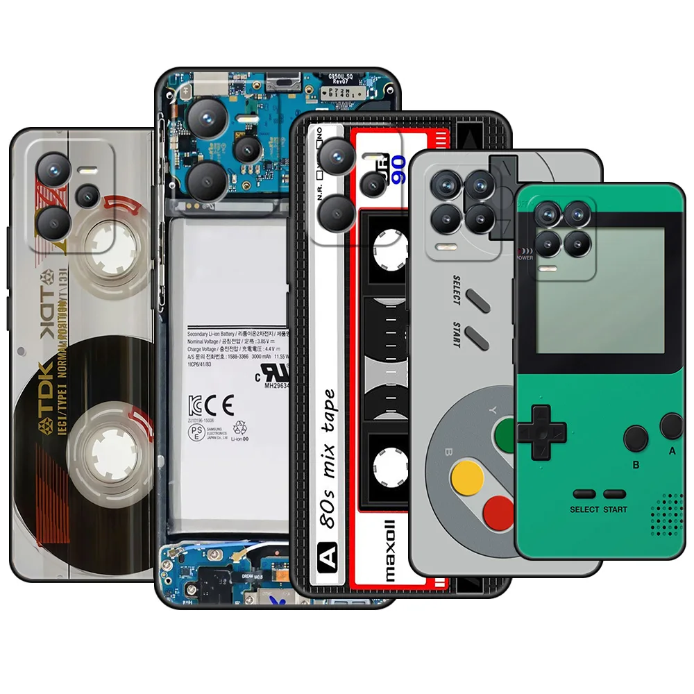 Custodia In Silicone Per Fotocamera Vintage Retrò Per Realme 9I Gt Neo 2 Pro 8 7 6 C21 C21Y 8I C3 C15 5 Xt Cover Per Telefono Principale