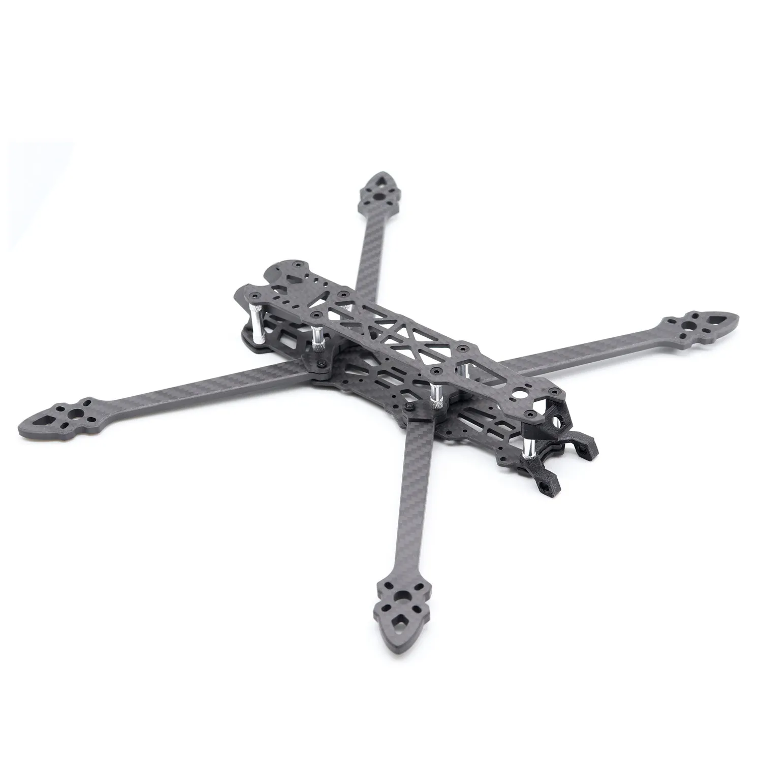 Cadre FPV Mark4 7/8 pouces assemblé avec composants électroniques, empattement 338mm pour longue portée et freestyle.