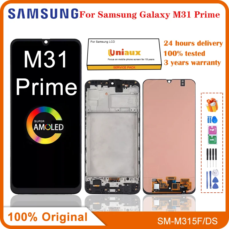 6.4" Super Amoled Samsung Galaxy M31 Prime Smm315f/ds Lcd Display