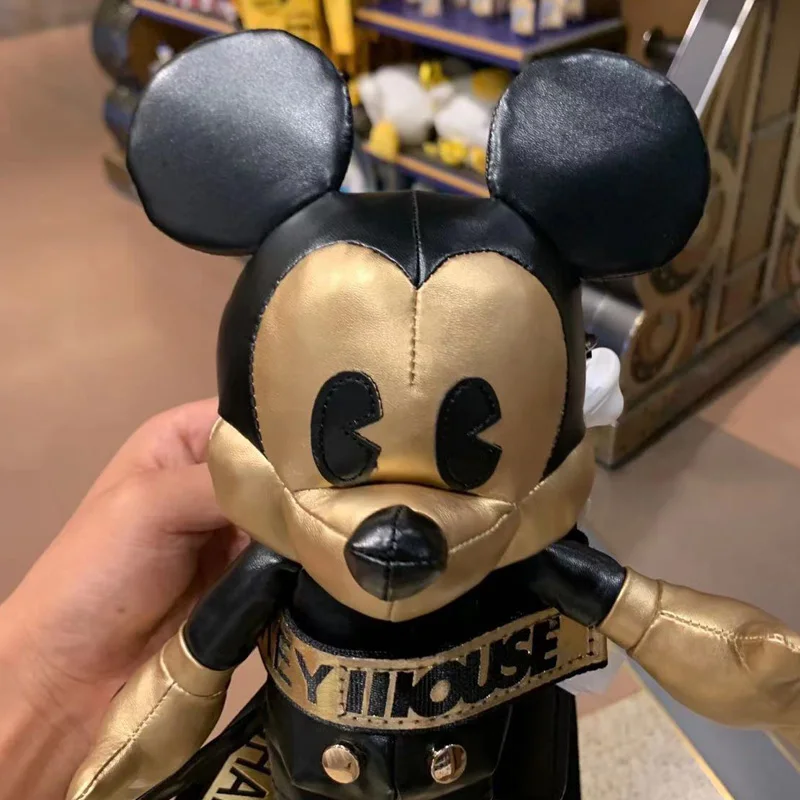 Disney Mickey Doll Phone Storage Bag Shanghai Disneyland Golden Years Mickey Mouse Cute Shoulder Bag Mobile Phone Bag 5