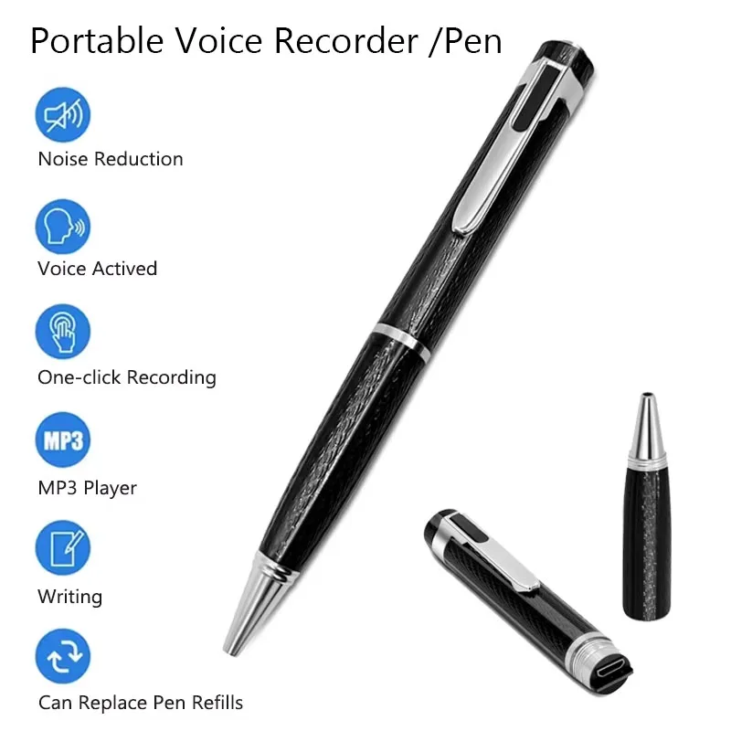 Portable Digital Voice Recorder Professional Writing Audio Recording ...